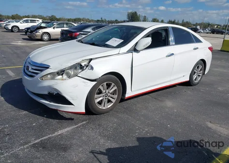 2014 Hyundai Sonata Gls из США, поврежденный, VIN 5NPEB4AC6EH917132